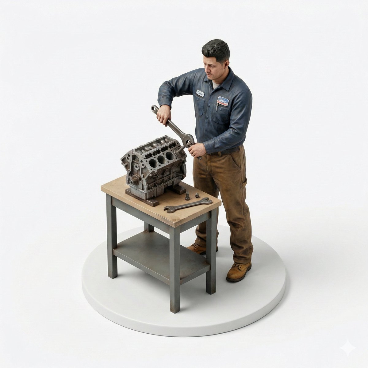 AI Prompt for Isometric Character Creator: Turn Selfie to 3D Figurine