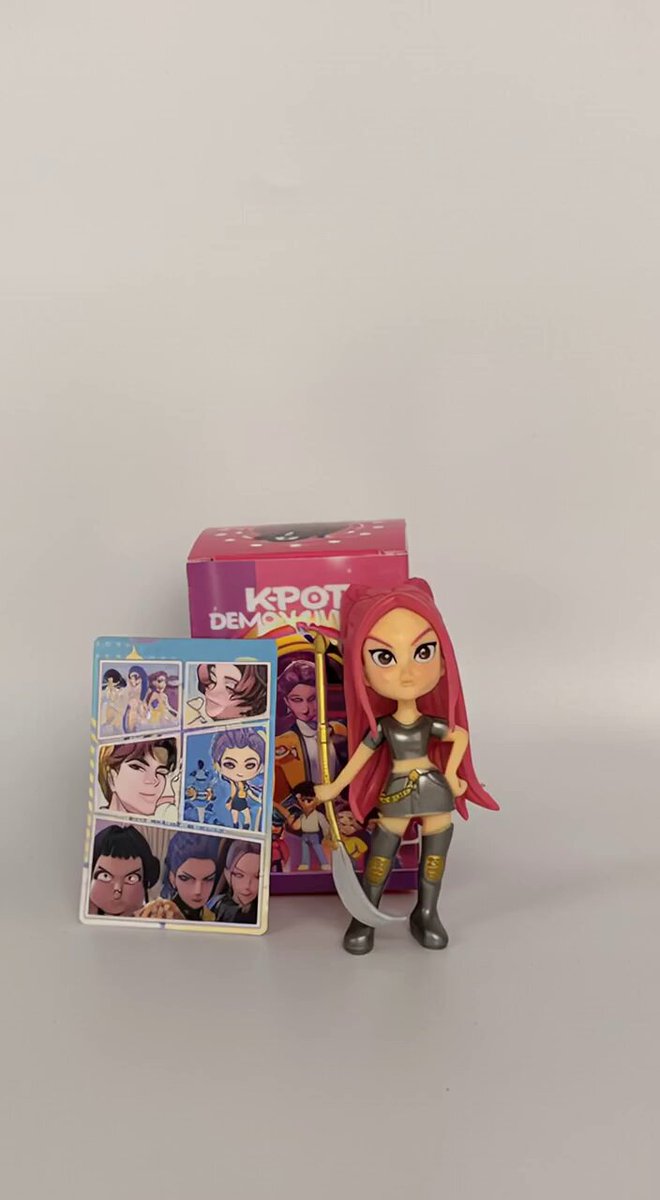 AI Prompt for K-Pop Inspired 3D Render Demon Hunters Blind Box Unboxing