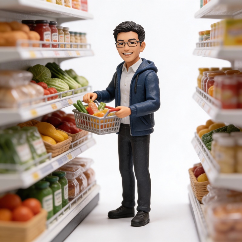 AI Prompt for Miniature Character Generation: Everyday Life Scenes