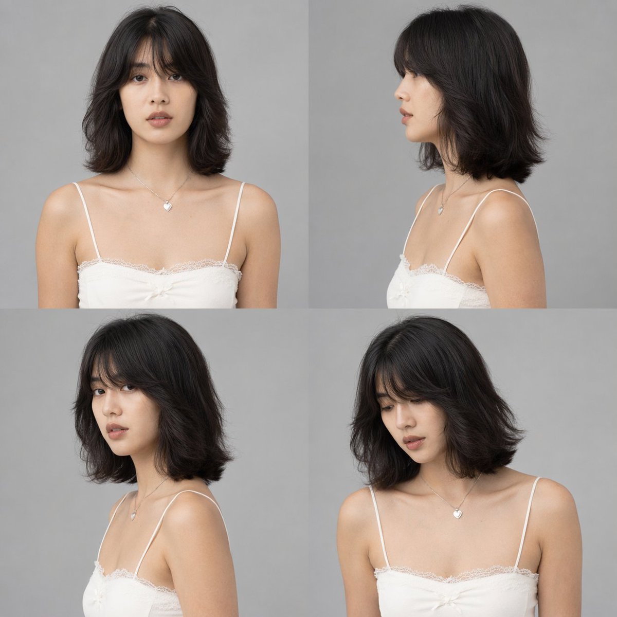 AI Prompt for Multi-Angle Character Turnaround with Studio Lighting