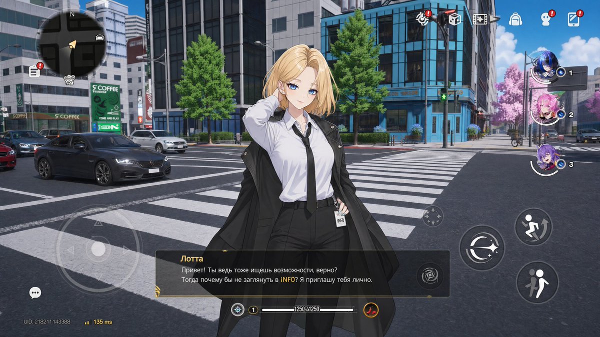 AI Prompt for Open-World Anime Gacha RPG City Dialogue Scene