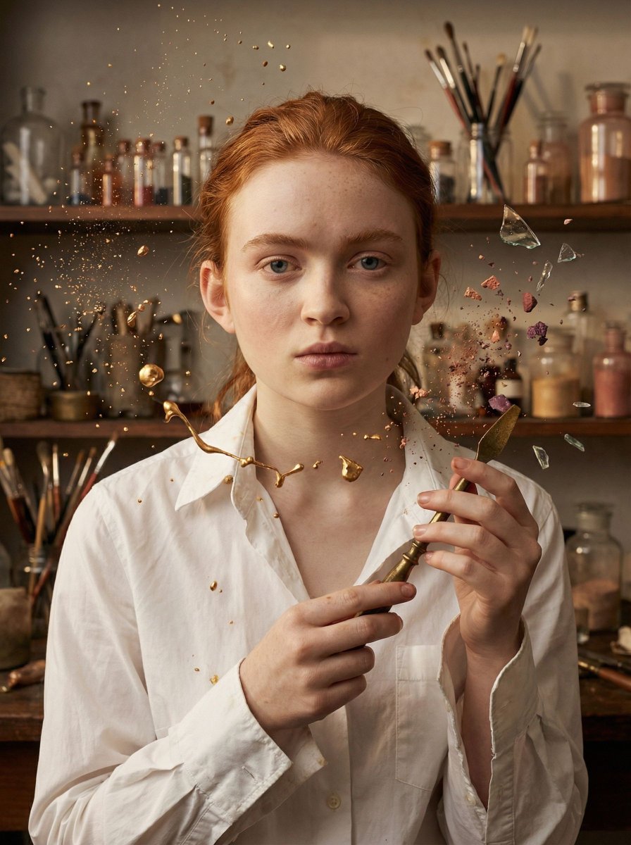 AI Prompt for Photorealistic Alchemist Portrait Art