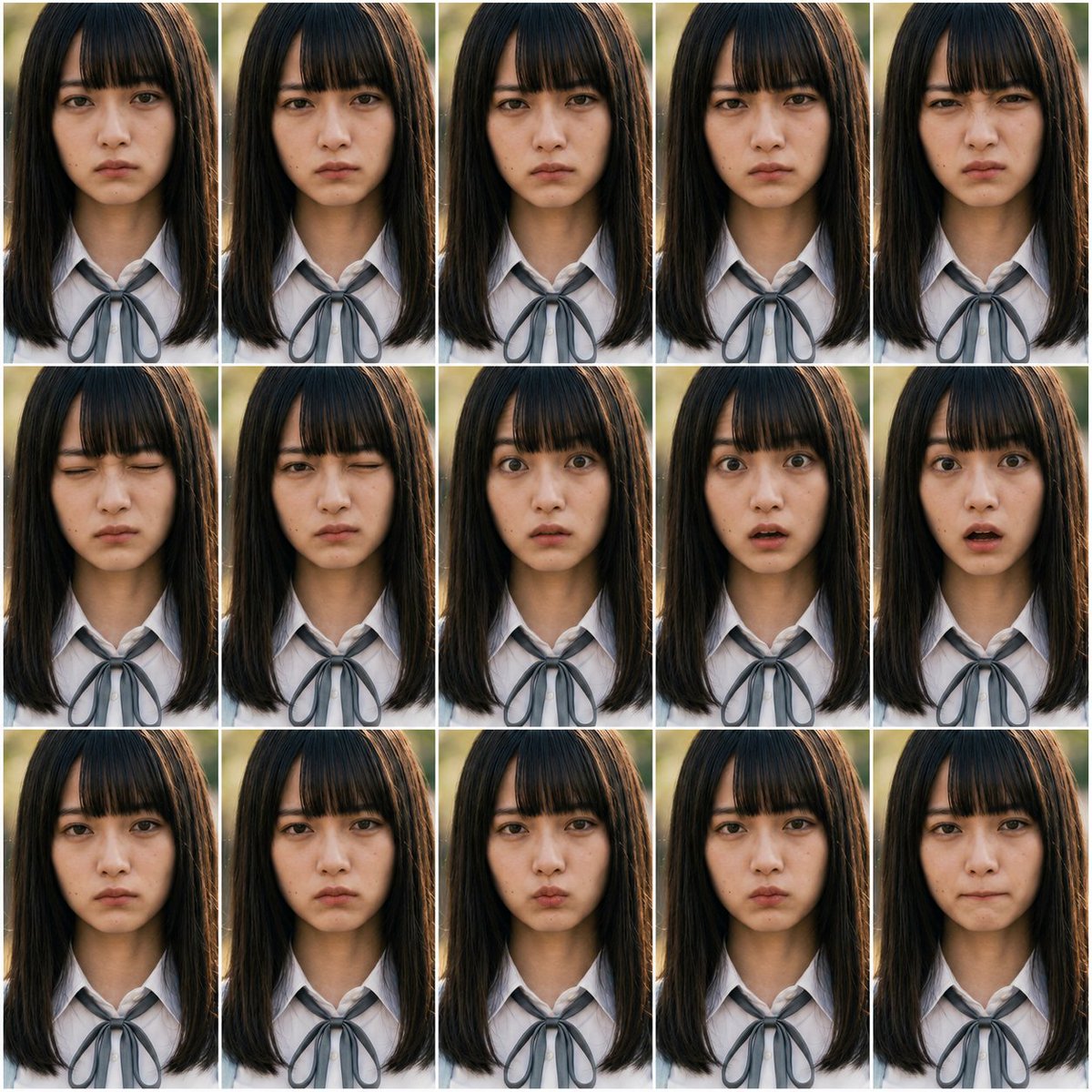 AI Prompt for Photorealistic FACS Expression Grid with 15 Panels