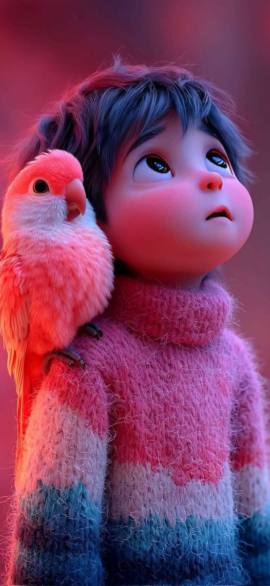 AI Prompt for Pixar-Style 3D Animated Character with Animal