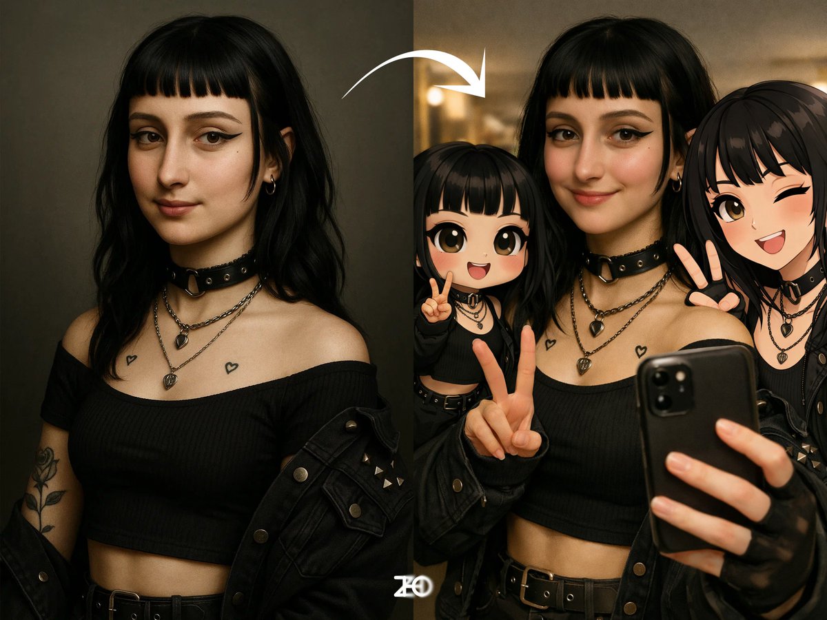 AI Prompt for Portrait Retention with Style Migration in 3D and Illustration