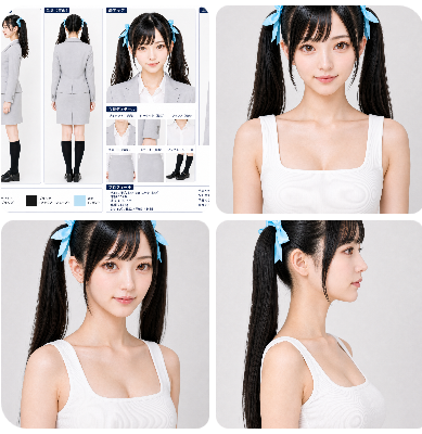 AI Prompt for Professional Character Reference Sheets