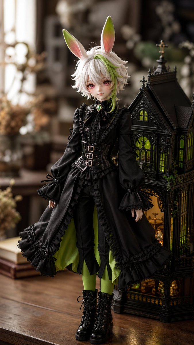 AI Prompt for Realistic Ball-Jointed Doll Photo Manipulation