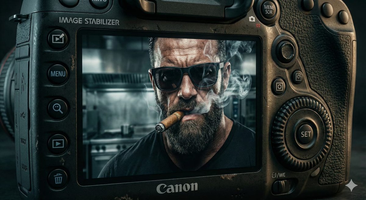 AI Prompt for Realistic Camera Portrait of a Mysterious Man