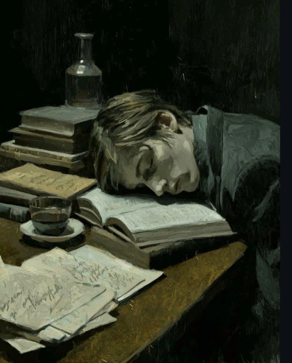 AI Prompt for Realistic Dark Academia Oil Painting Style Portrait of Man