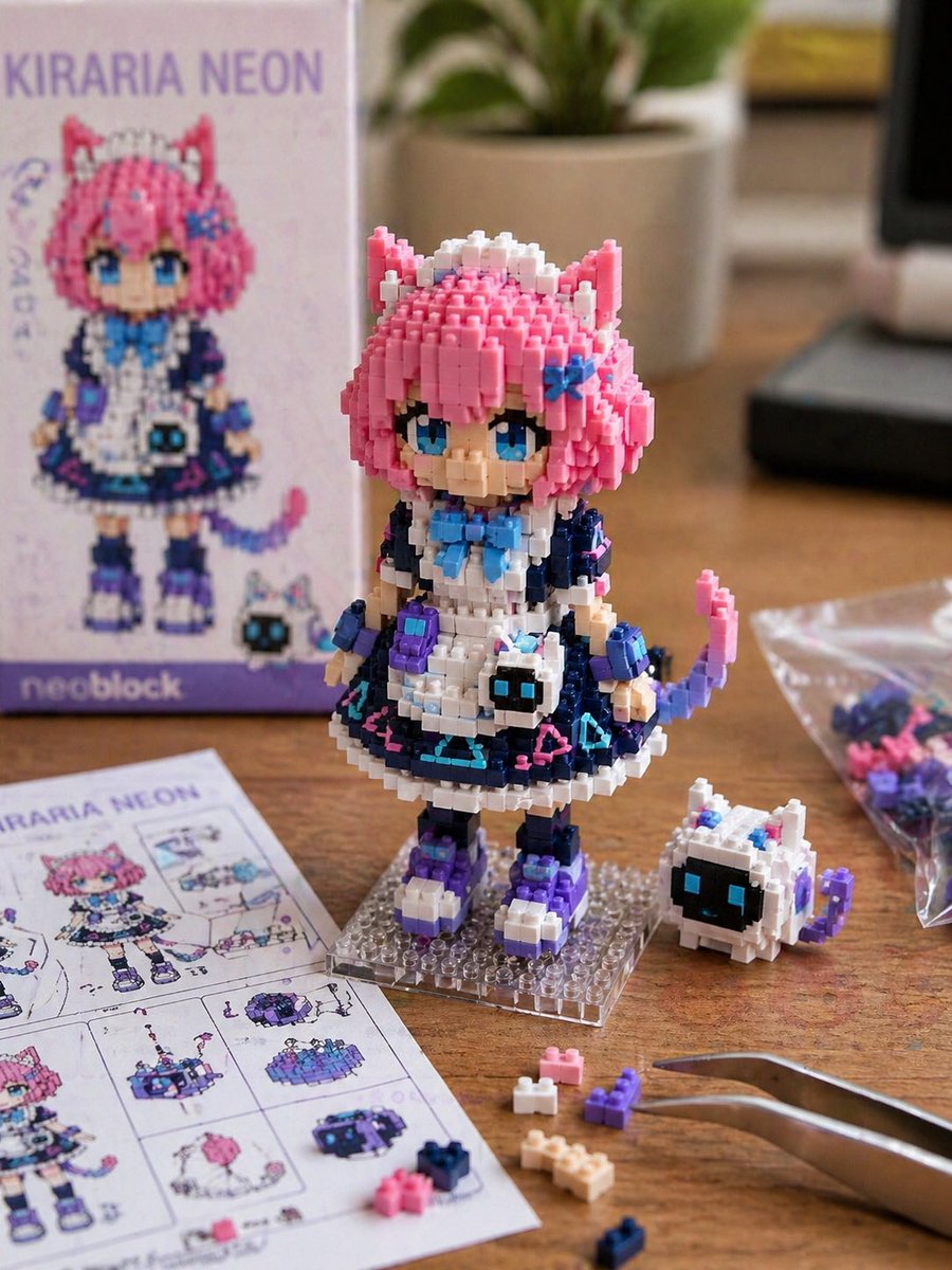 AI Prompt for Realistic Nanoblock Mini Figure Images