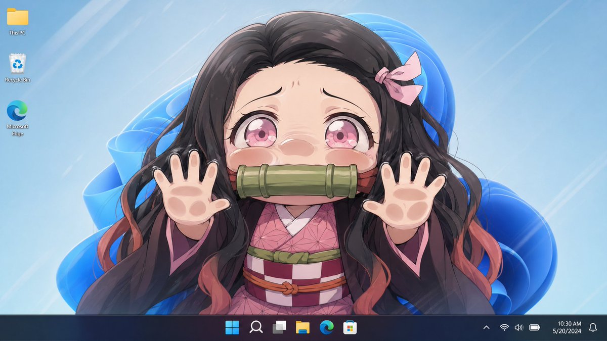 AI Prompt for Realistic Windows 11 Anime Girl Desktop Wallpapers