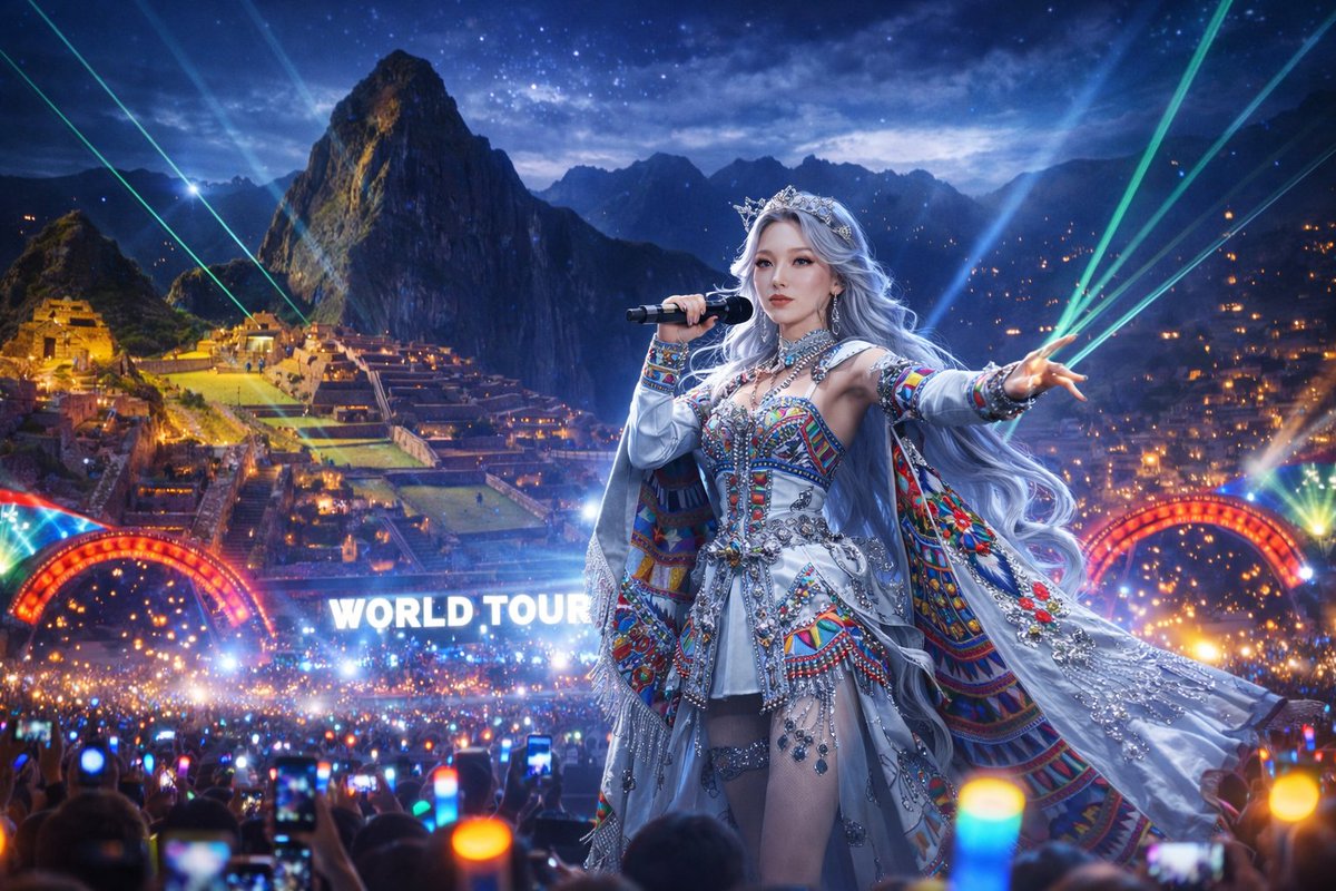 AI Prompt for Realistic World Tour Concert Imagery - Generate Photorealistic Images for Your Art