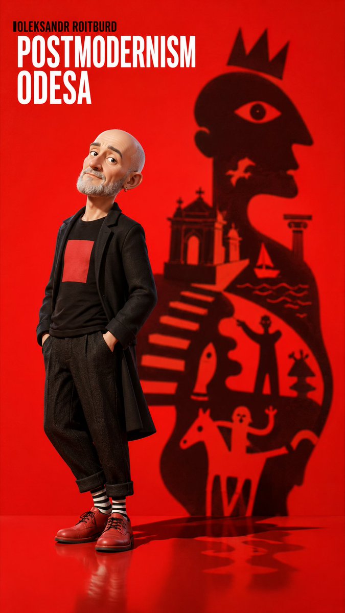 AI Prompt for Red Odesa Postmodernist Character Poster