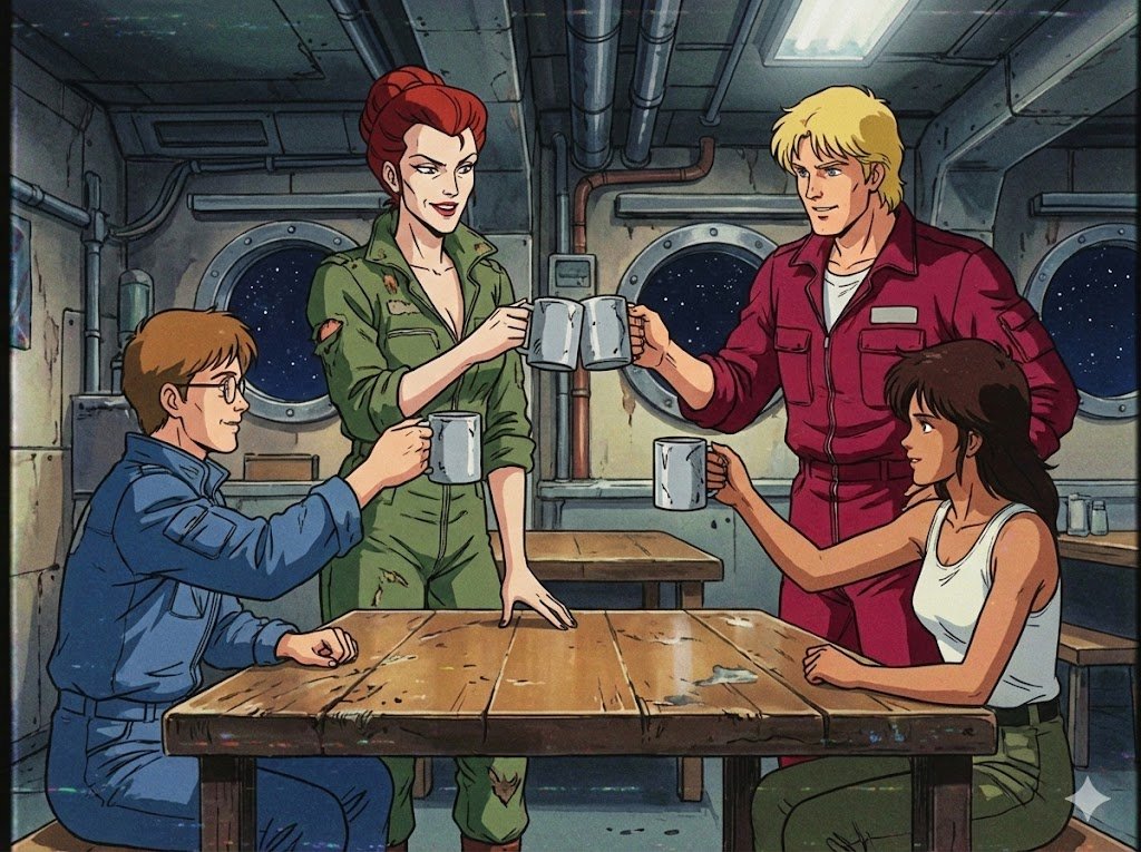 AI Prompt for Retro 80s US-Imported Anime Style Character Art