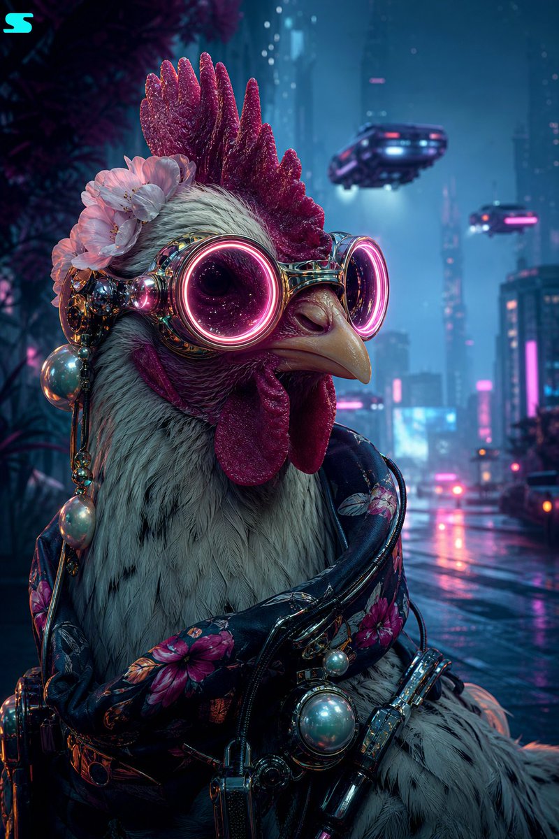 AI Prompt for Retro Futurist Cyberpunk Chick