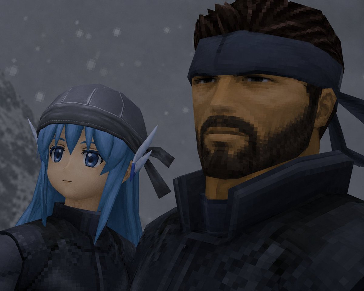 AI Prompt for Retro Game Characters in Snowy Scene
