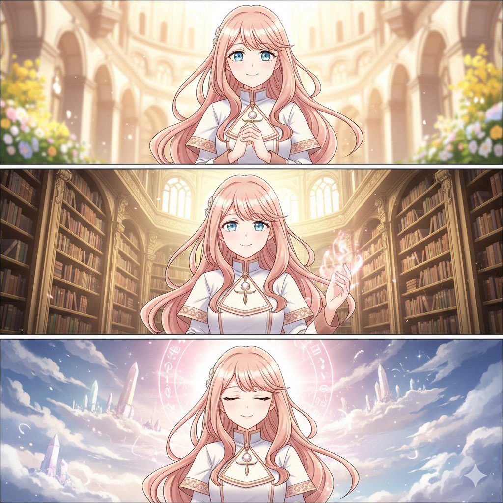 AI Prompt for Rorona-Style Girl Character Design with Fixed Appearance