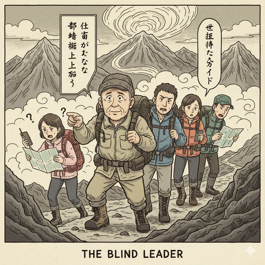 AI Prompt for Showa-Era Boss Illustration: Generate Unique Characters with Mountainscapes