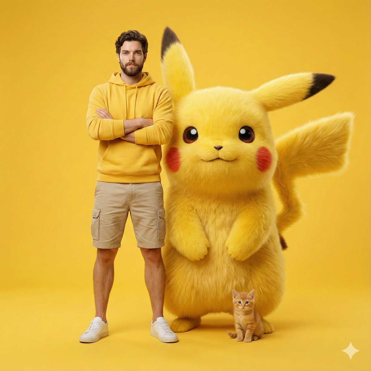 AI Prompt for Stylish Character Portraits with Pikachu