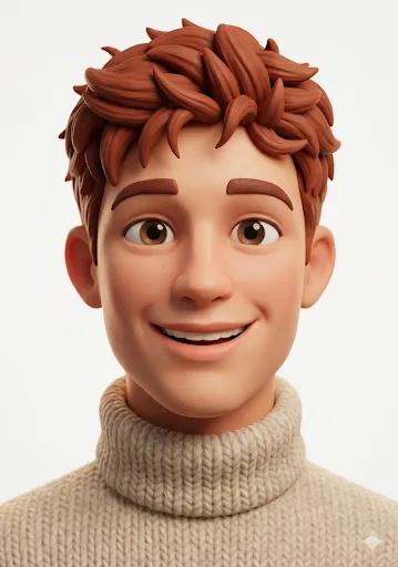 AI Prompt for Stylized 3D Character Portrait in Pixar Disney Style
