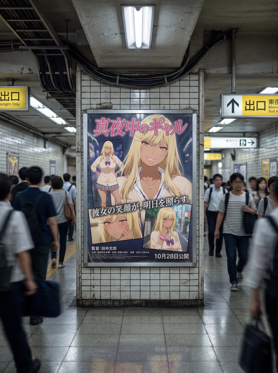 AI Prompt for Subway Poster Character Image Generation