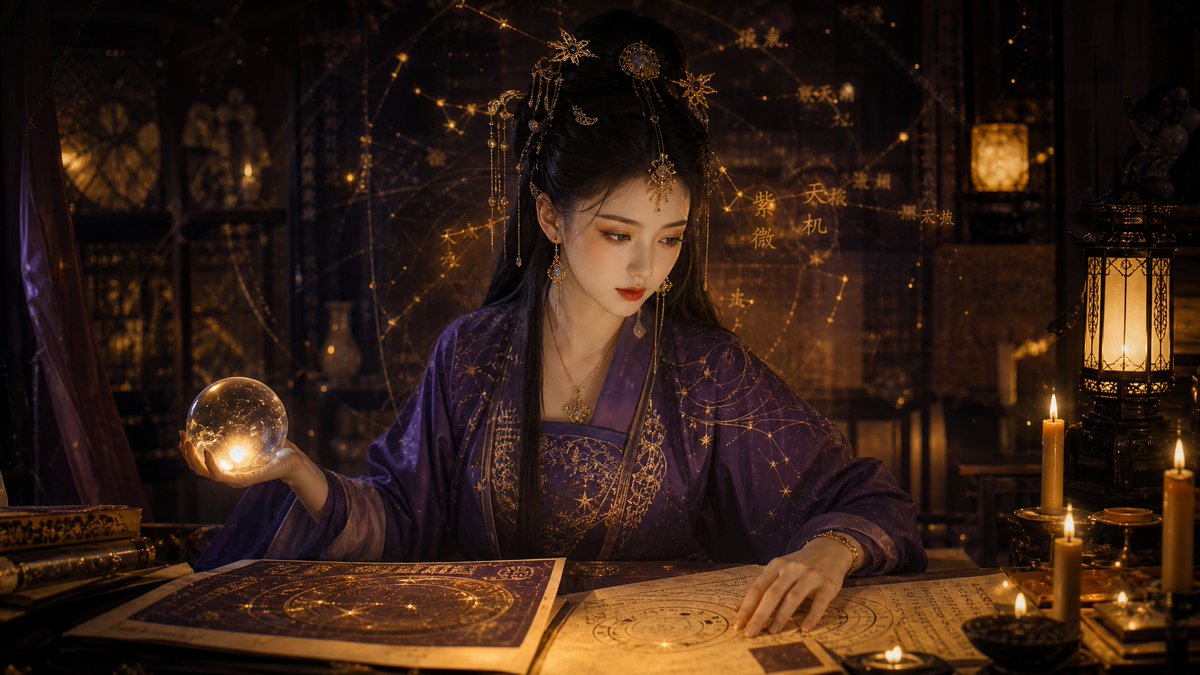 AI Prompt for Traditional Chinese Hanfu Portrait in Cinematic Candlelight