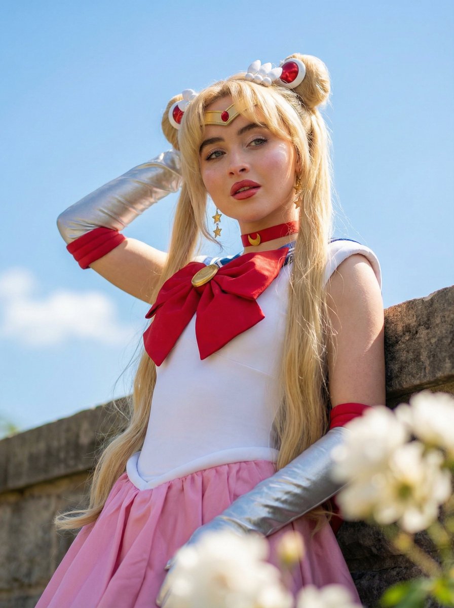 AI Prompt for Ultra-Realistic Magical Girl Cosplay with Sabrina Carpenter