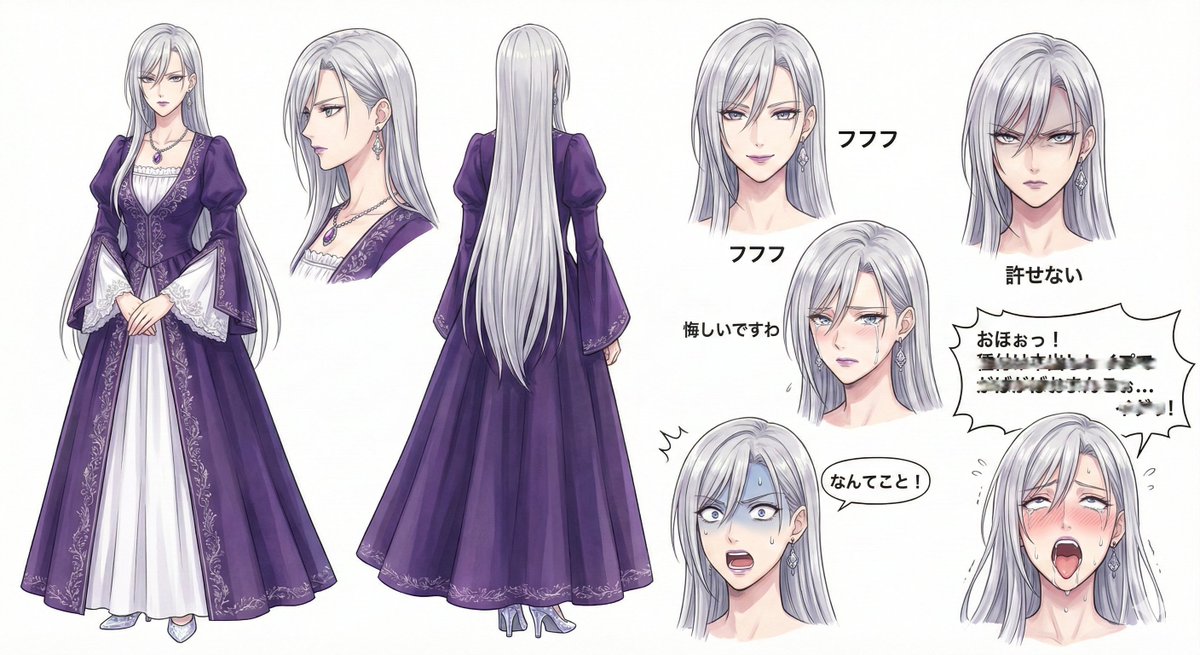 AI Prompt for Villainess Character Design