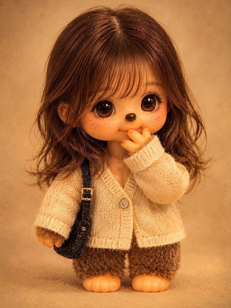 AI Prompt for Vintage Monchhichi Doll Styling and Design