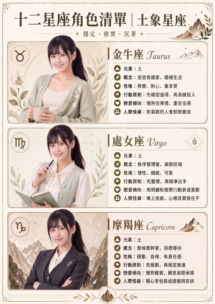 AI Prompt for Zodiac Zodiac Infographic Poster in Traditional Chinese Style
