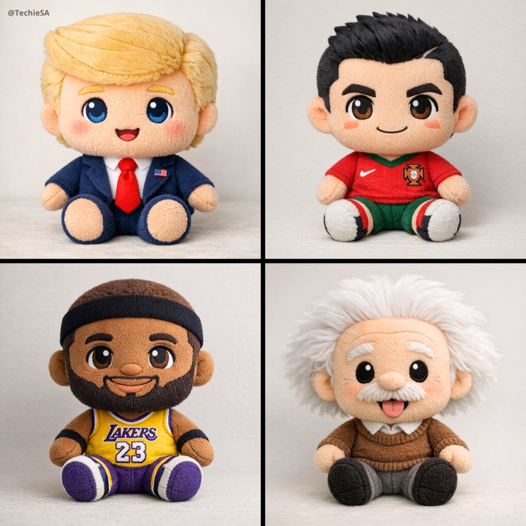 Cute Plush Toy Character Design Prompt