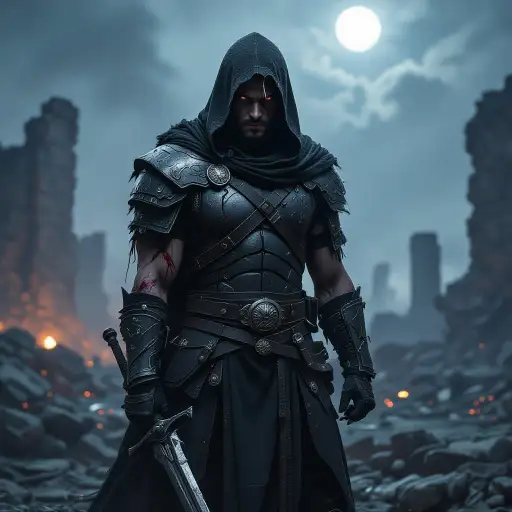 Dark Fantasy Character Design Prompt for LightX