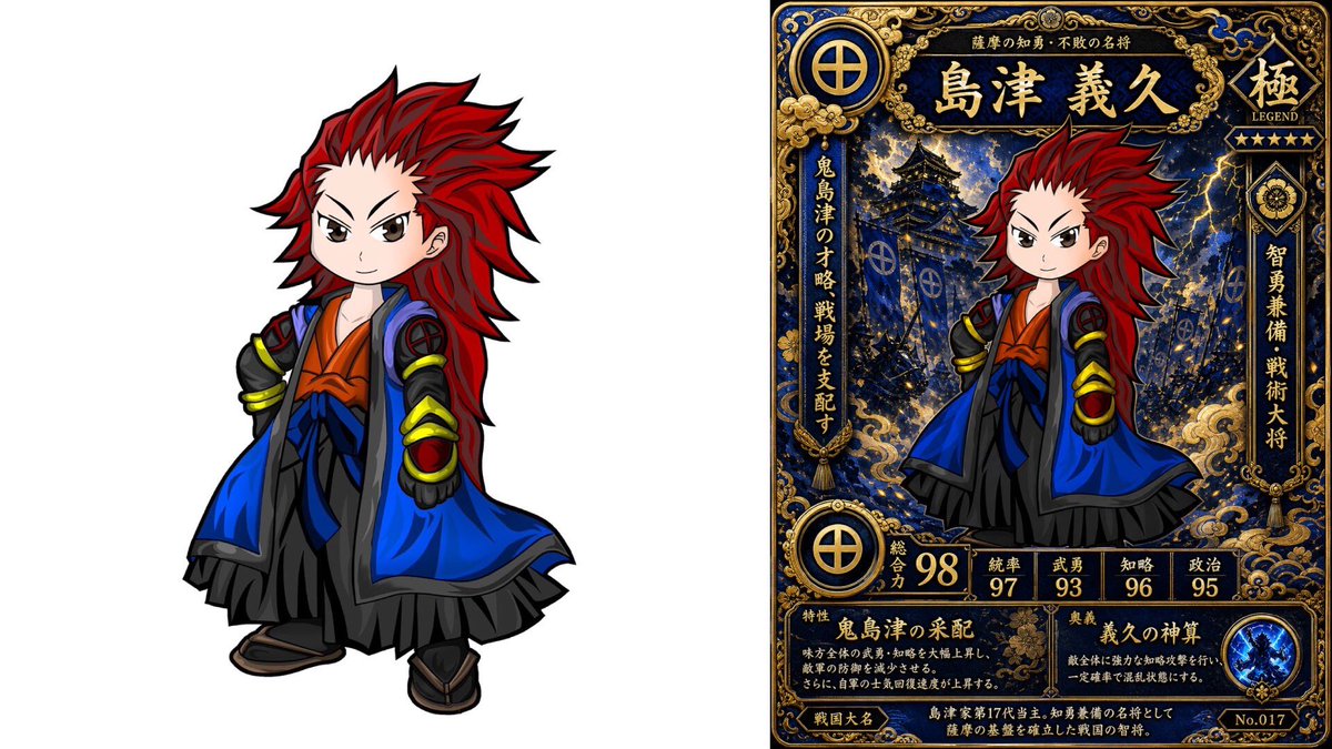 AI Prompt for Chibi Samurai Card Game Concept Art: Generate Samurai Character Illustration and Trading Card