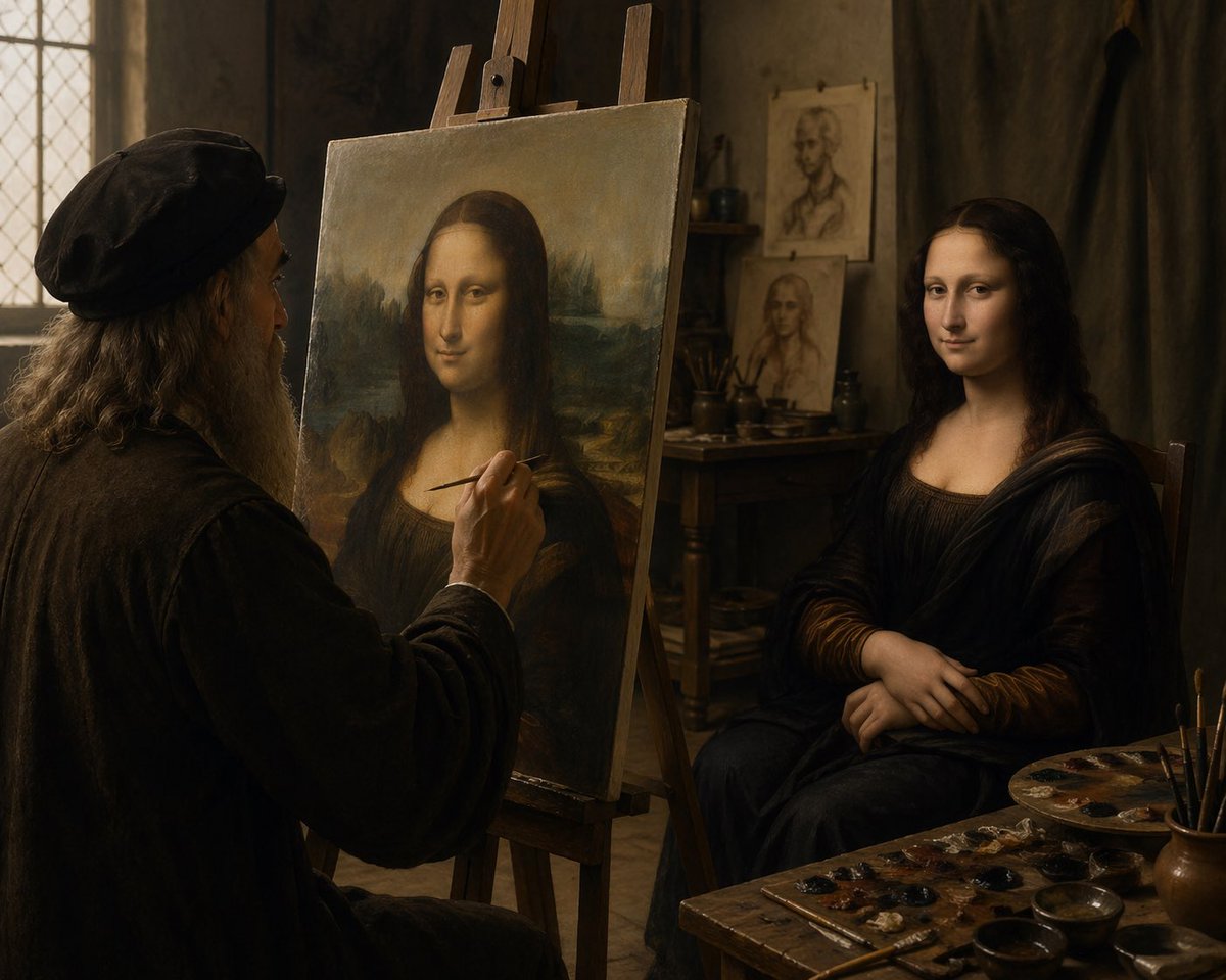 AI Prompt for Cinematic Renaissance Painting of the Mona Lisa