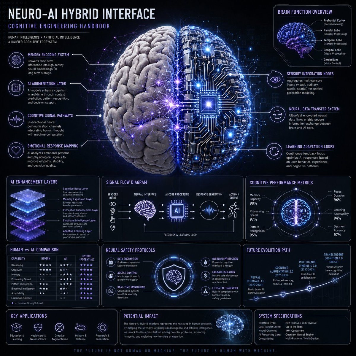 AI Prompt for Creating a Neuro-AI Interface Infographic