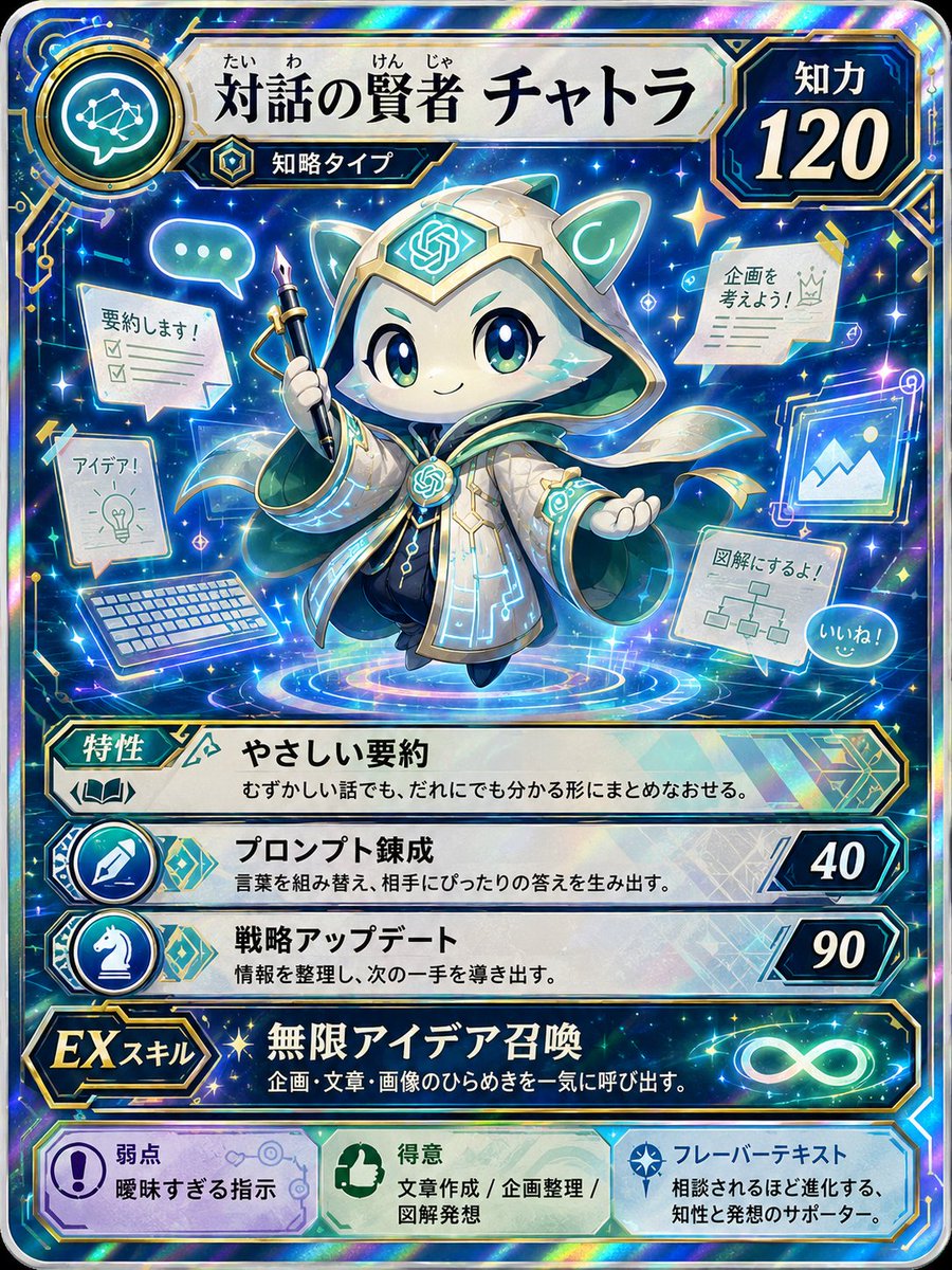 AI Prompt for Custom Pokémon Card-Style Character Design