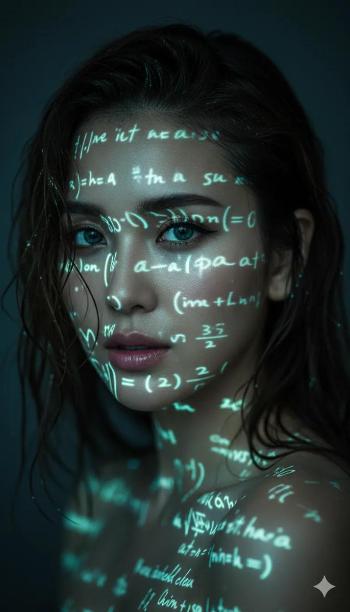AI Prompt for Cyberpunk-Inspired Portrait with Glowing Cyan Text