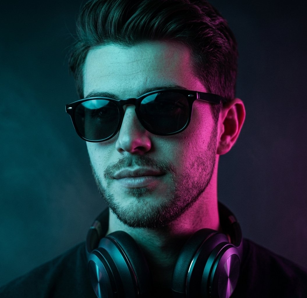 AI Prompt for Cyberpunk Portrait: Generate Moody, Neon Lit Luxury Tech Art
