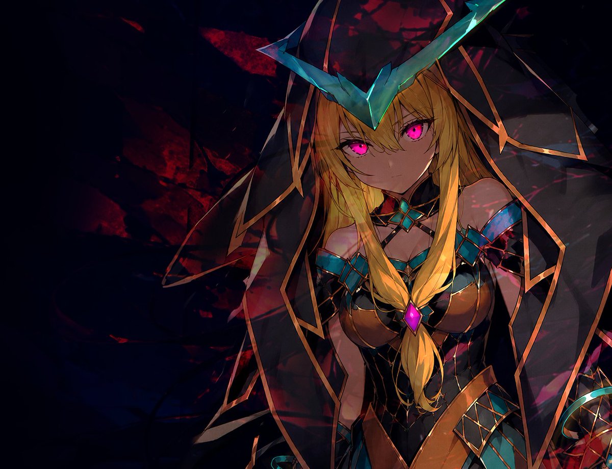 AI Prompt for Dark Fantasy Anime Sorceress Concept Art