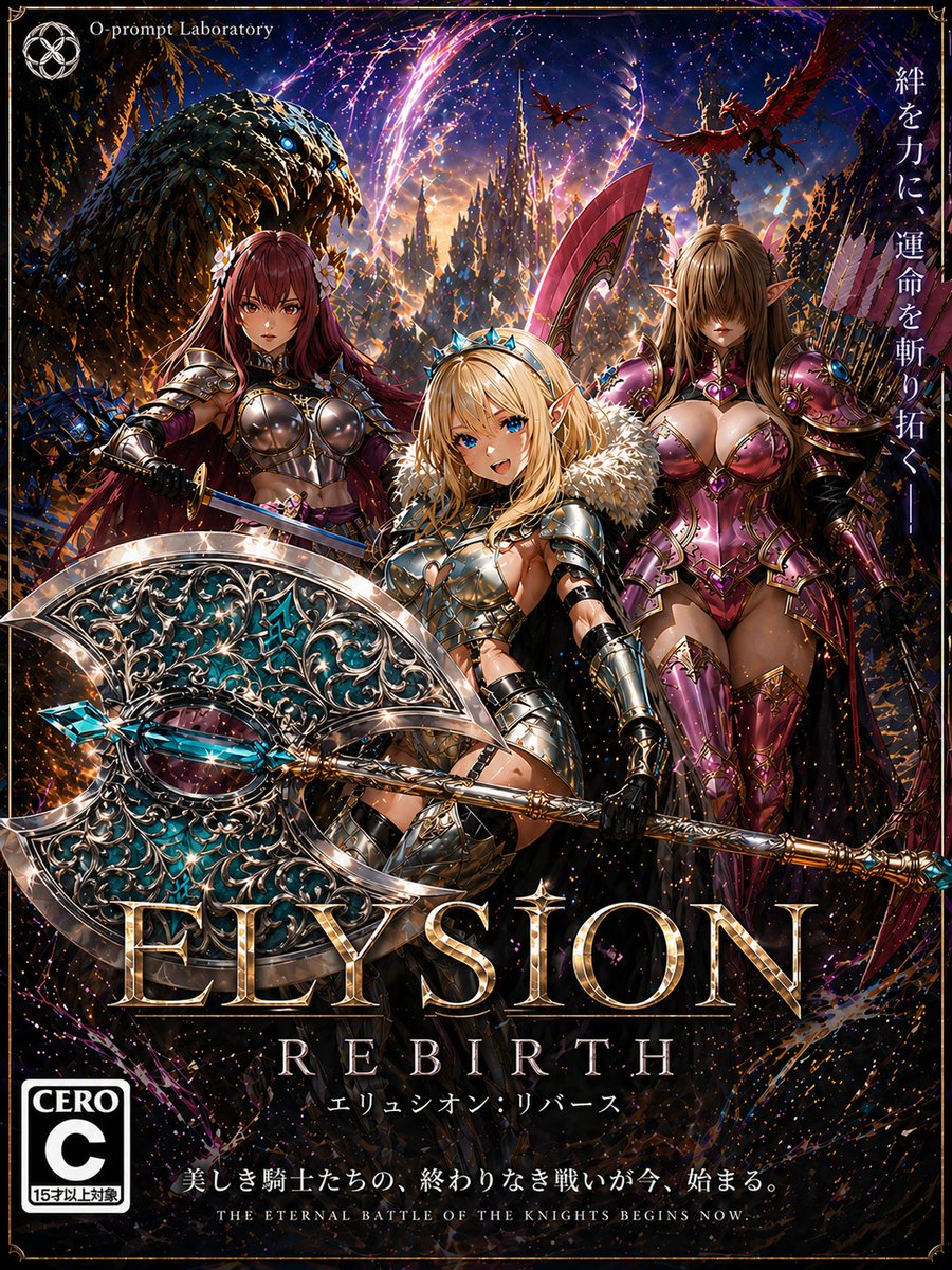 AI Prompt for Fantasy Game Cover Art with Armored Women