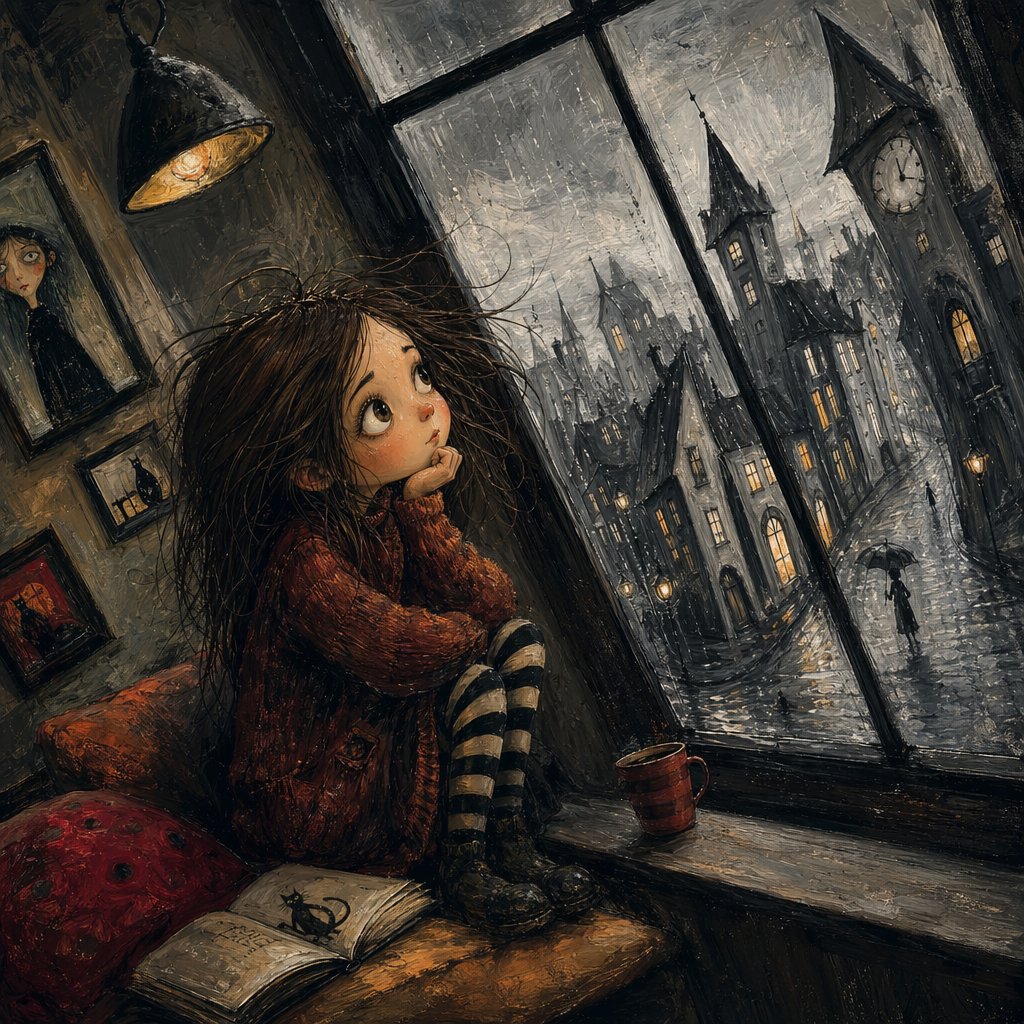 AI Prompt for Gothic Fantasy Character Illustration