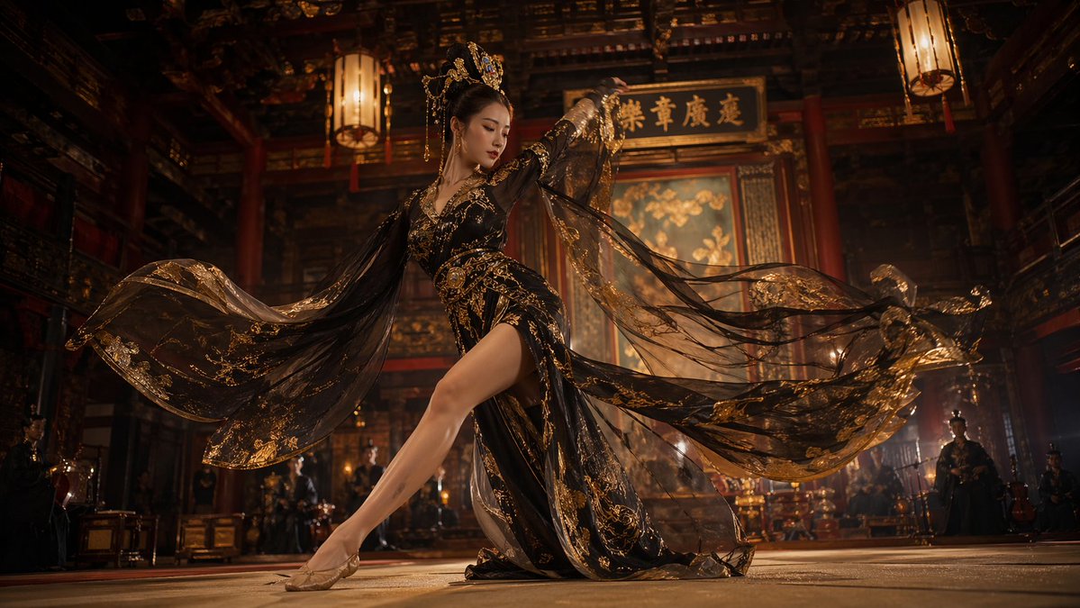 AI Prompt for Historical Chinese Dance Concept Art