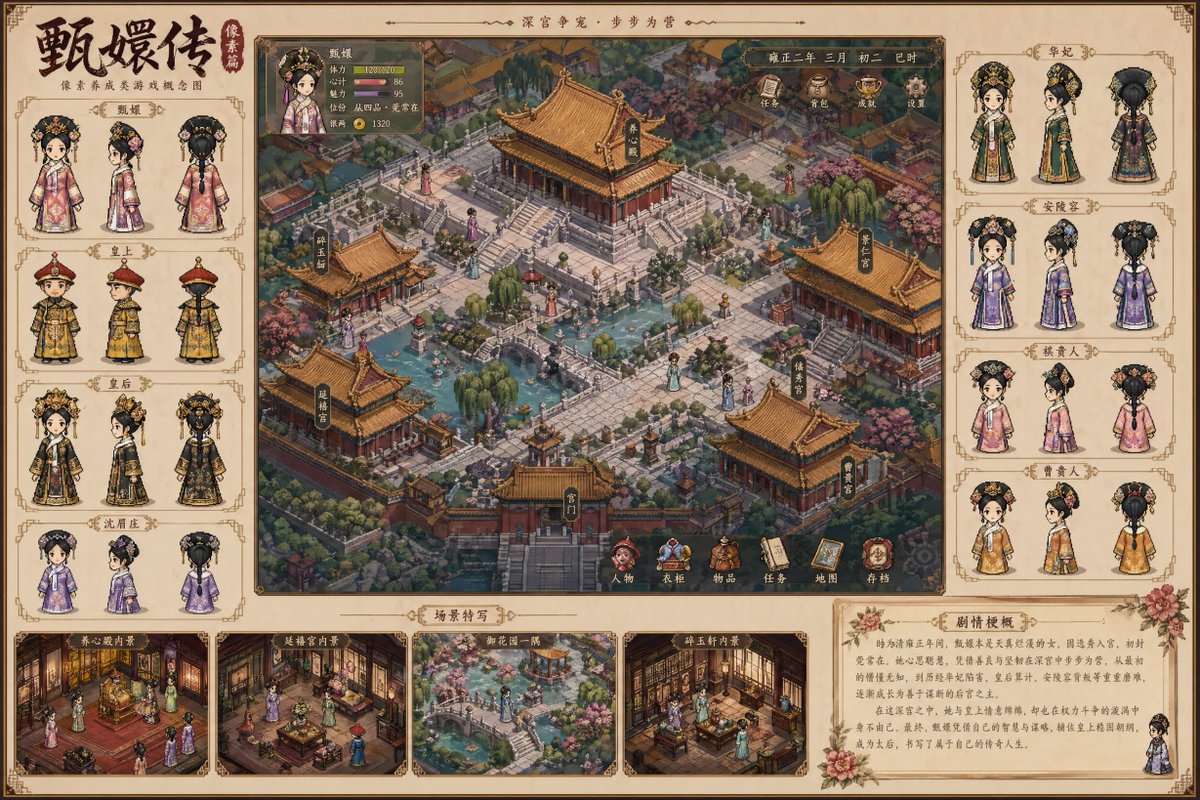 AI Prompt for Pixel Art Historical Drama Game Assets