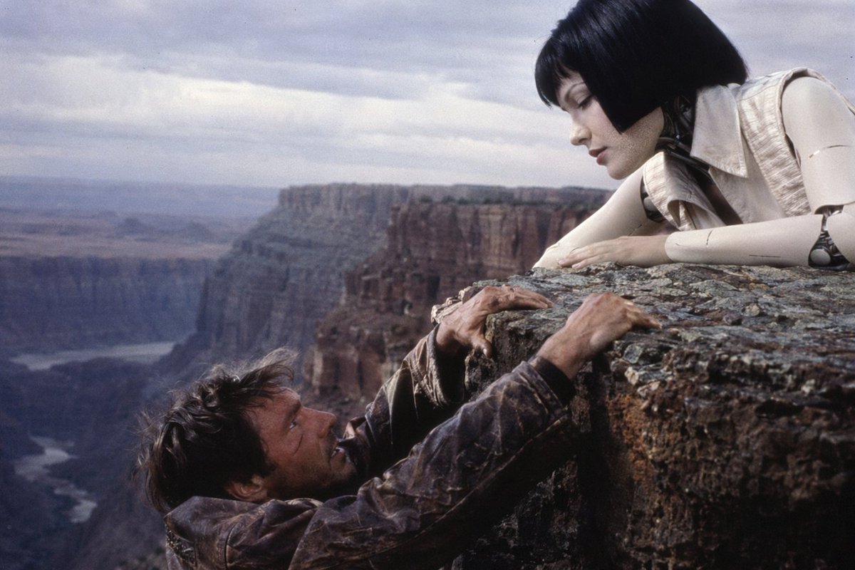 AI Prompt for Retro Sci-Fi Cliffhanger Movie Still