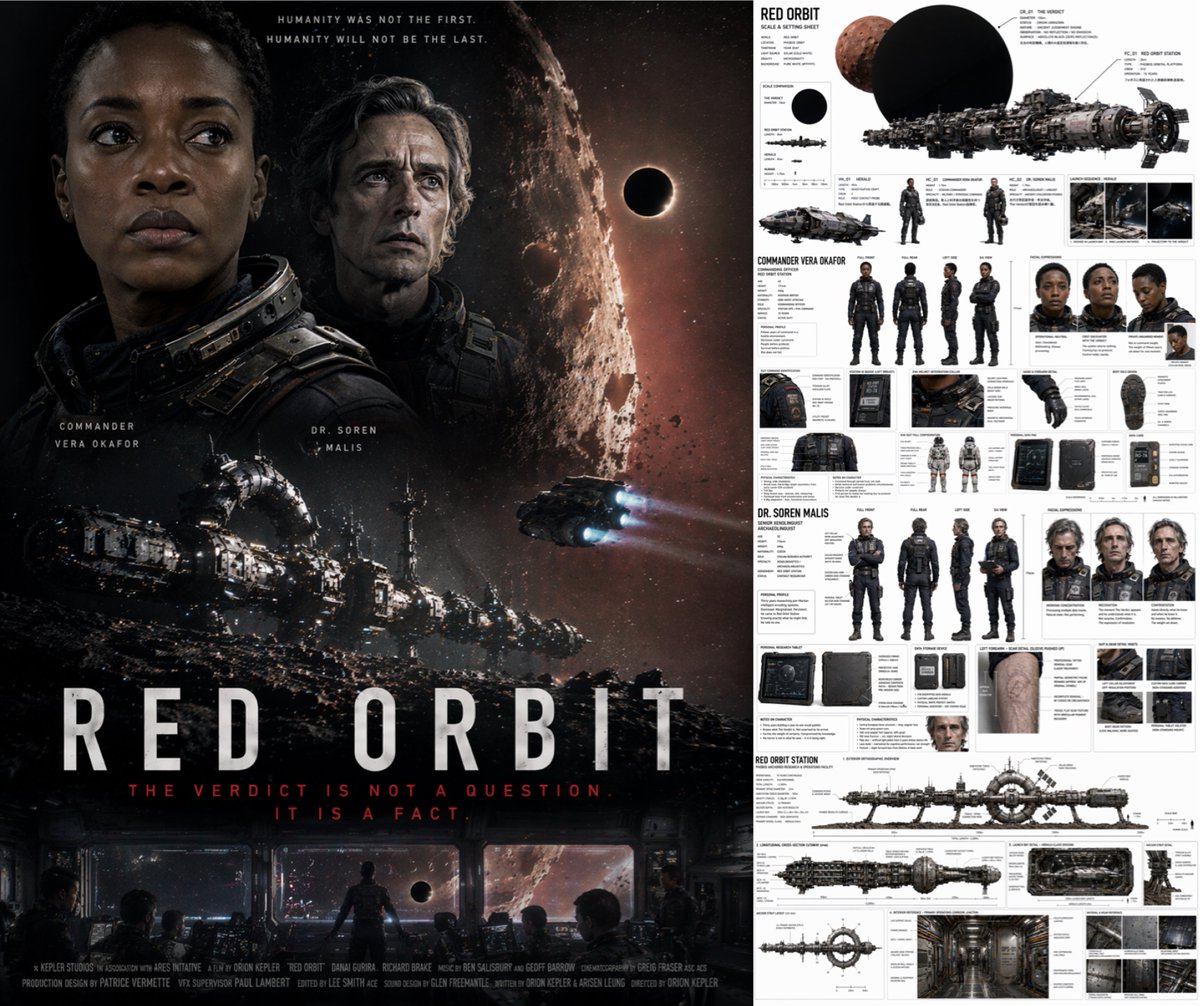 AI Prompt for Sci-Fi Movie Poster and Production Design