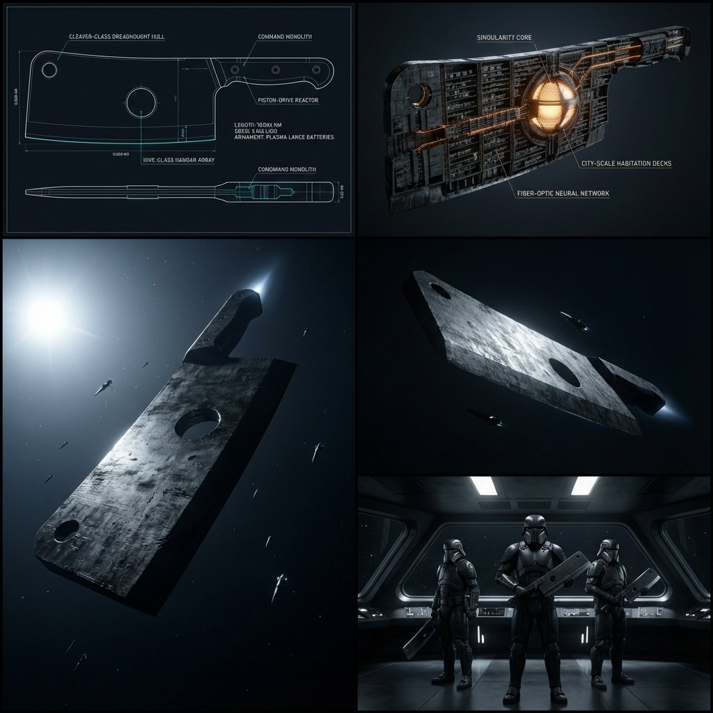 AI Prompt for Transforming Everyday Objects into Interstellar Warships