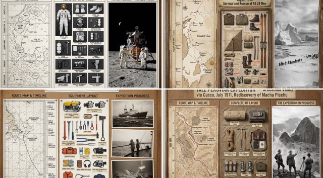Expedition Leader's Planning Board Illustration Prompt