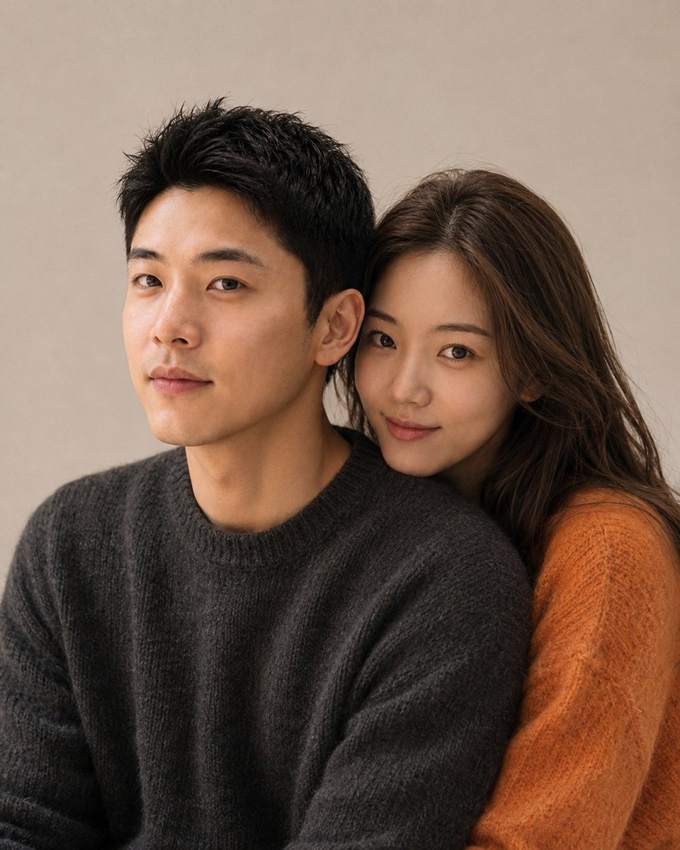 AI Prompt for Magazine-Style Couple Portraits with Soft Lighting