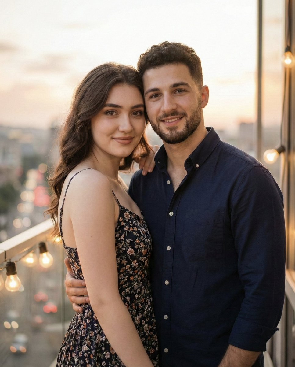 AI Prompt for Photorealistic Couple Portrait with Identity Preservation