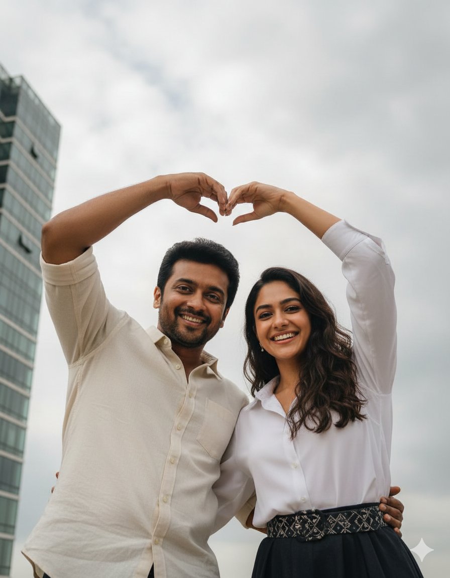 AI Prompt for Realistic Couple Portraits with Custom Composition
